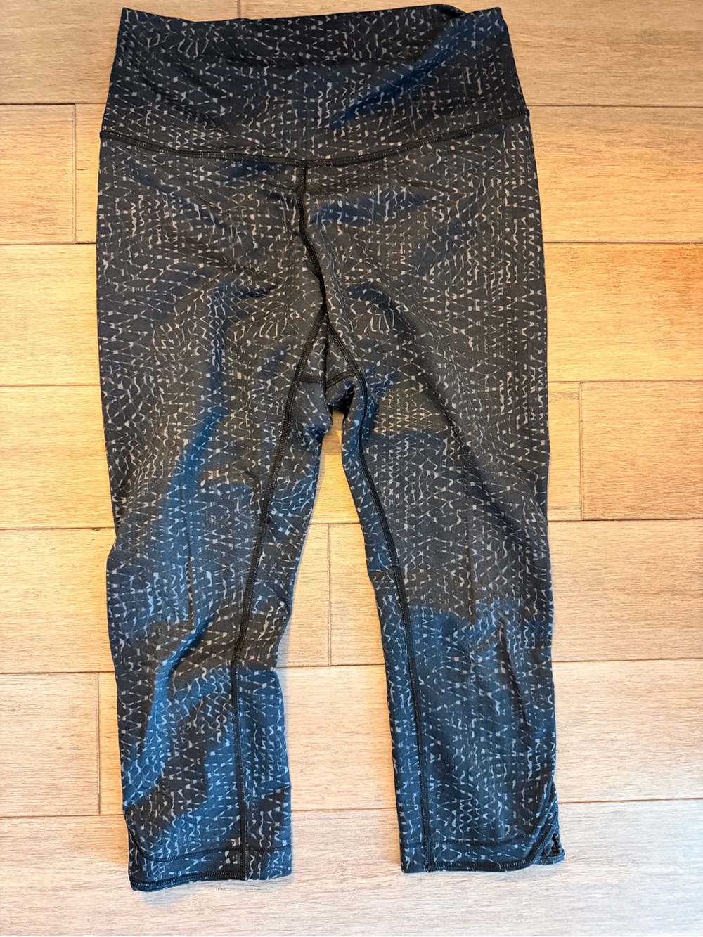 lululemon athletica Black Patterned Women's Leggings